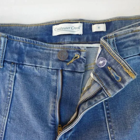 NEW Vintage Y2K Retro Denim Stretch Jeans High Rise Elastic Waist Extenders 10